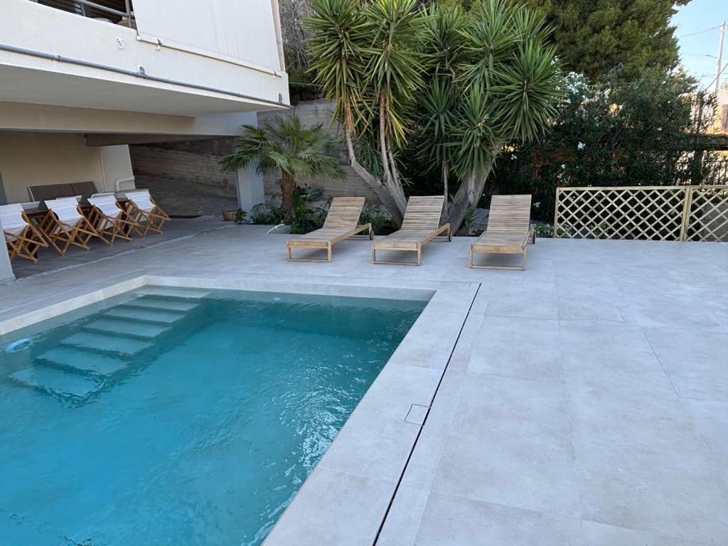 Villa Waves - Agios Nikolaos Anavyssos Exterior foto